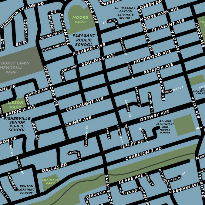 Newtonbrook Neighbourhood Map