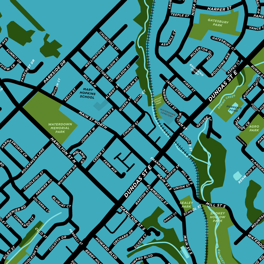 Waterdown Map