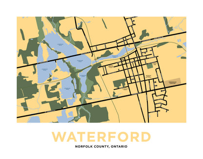 Waterford Map Print