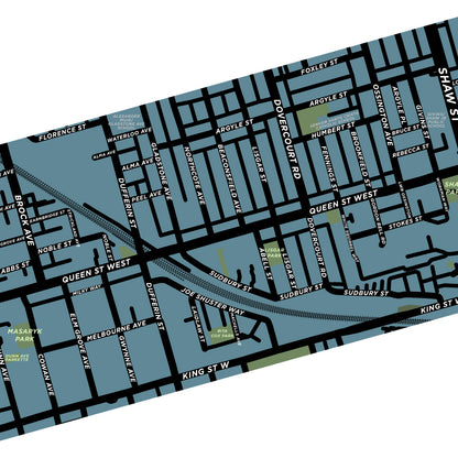 West Queen West Map Print