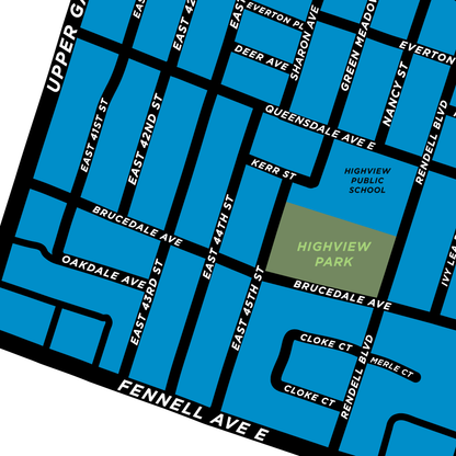 Sunning Hill Neighbourhood Map